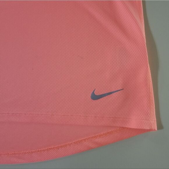 Nike Women's Orange Dri-FIT Crewneck Short Sleeve Top - Picture 11 of 16